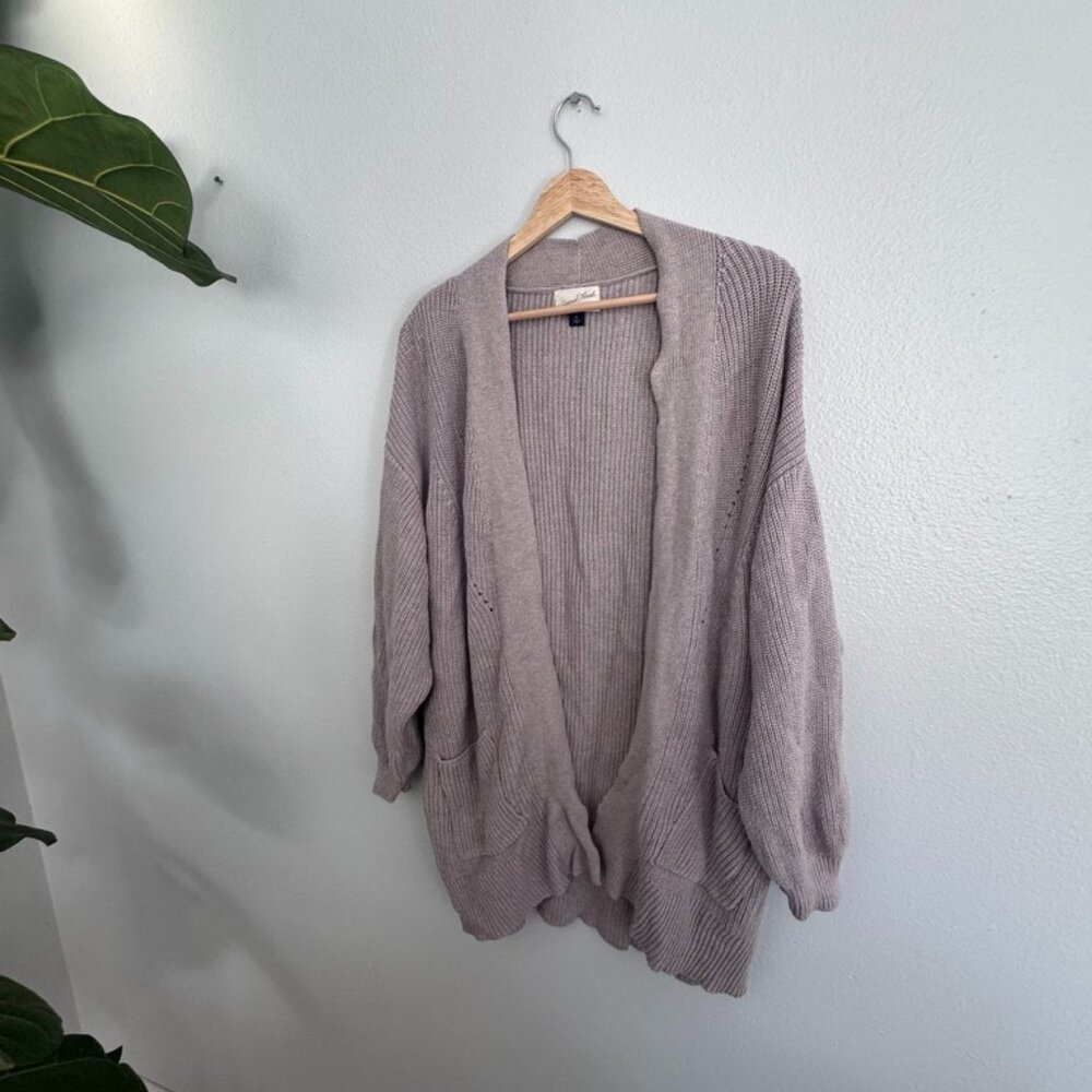 Universal Thread | Chunky Knit Open Cardigan In M… - image 4